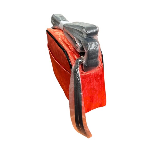 TAHARI Quinn Orange Leopard Quilted Crossbody Bag Purse NWT Nylon MSRP $59 - Picture 4 of 7